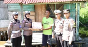 Salurkan Bantuan Sosial Kepada Masyarakat Salah Satu Bentuk Hadirnya POLRI Di Tengah Masyarakat