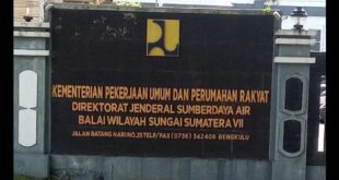 Bungkam, PPK OP BWS Sumatera VII Provinsi Bengkulu Wilayah II, Kabupaten Seluma, Bengkulu Selatan dan Kab Kaur Ketika dikonfirmasi