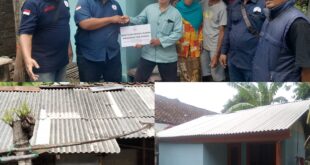 FRB Serahkan Kunci Rumah Hasil Bedah Rumah kepada Warga Kedaleman Rogojampi